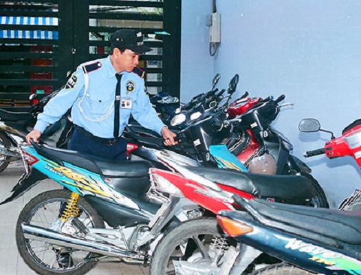 Dịch vụ bảo vệ giữ xe của Công ty Thiên Long Hoàng tại các điểm